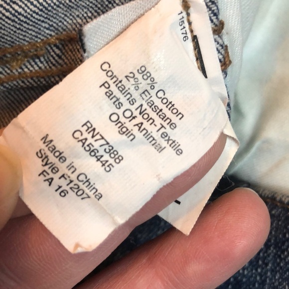 Madewell 9” High Riser Skinny Rip & Repair Size 25 - Picture 9 of 9